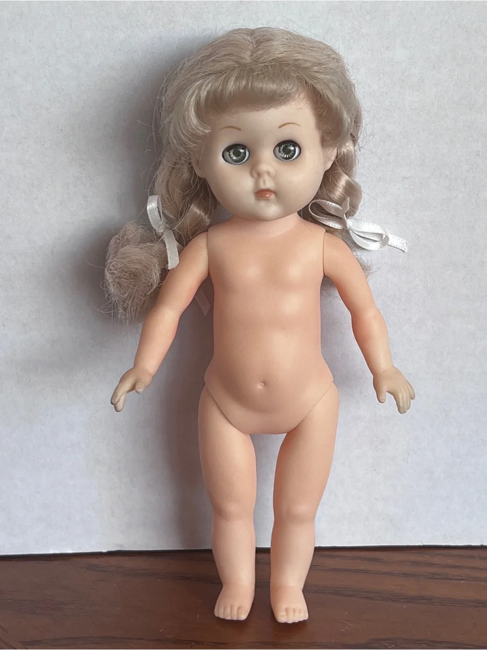 Classic Red Velvet Dress Doll with Bonnet - Kids Toys